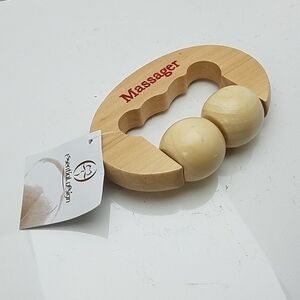 Wooden Massagers Two Roller Balls Pins